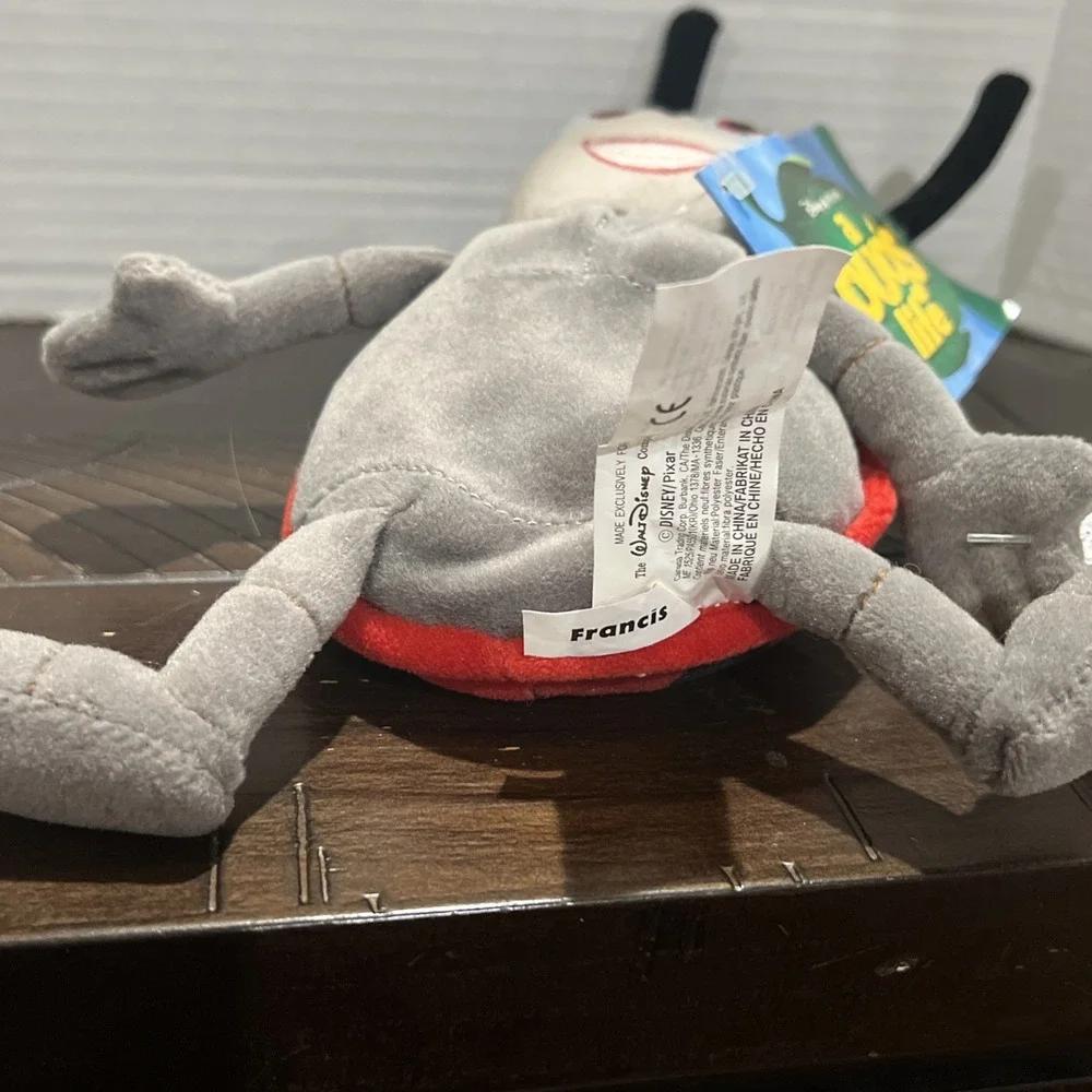 Francis Mini Bean Bag A Bugs Life Plush The‎ Disney Store Stuff Toy 8
